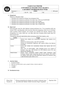 labsheet 9 form php - Staff Site Universitas Negeri Yogyakarta