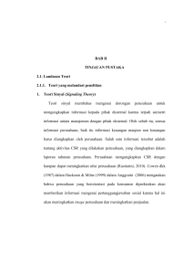 9 BAB II TINJAUAN PUSTAKA 2.1. Landasan Teori 2.1.1. Teori yang