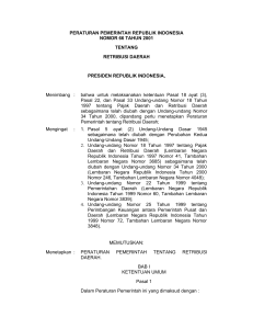 PERATURAN PEMERINTAH REPUBLIK INDONESIA NOMOR 66