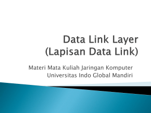 Data Link Layer (Lapisan Data Link)