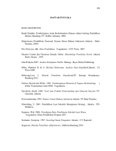 DAFTAR PUSTAKA BUKU/REFERENSI: Bandi Delphie