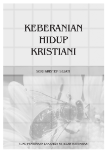 Keberanian Hidup Kristiani