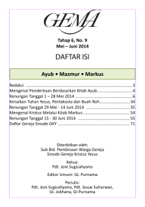 daftar isi - Gereja Kristus Yesus