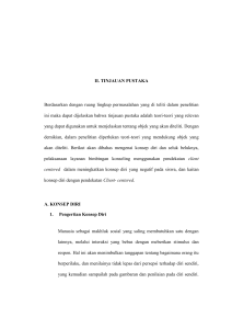 II. TINJAUAN PUSTAKA Berdasarkan dengan ruang lingkup