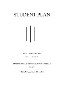 student plan - husnita faradiba