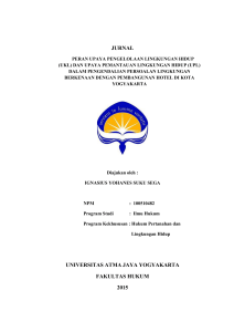 jurnal universitas atma jaya yogyakarta fakultas hukum 2015