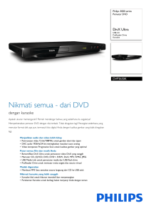 DVP3650K/98 Philips Pemutar DVD