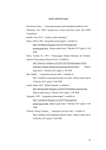 65 DAFTAR PUSTAKA Kurniawan, Fajar,_, “sistem penyusunan