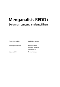 Menganalisis REDD+ - Center for International Forestry Research