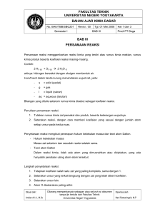 Persamaan+Reaksi - Staff Site Universitas Negeri Yogyakarta