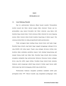 analisis faktor-faktor yang mempengaruhi