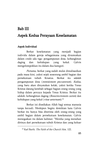 Manusia Dalam Perjalanan Menjumpai Allah Yang Kudus : Suatu