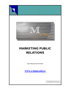 Marketing Public Relations