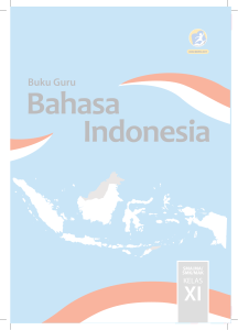 Buku Guru Bahasa Indonesia - E-Learning SMA Negeri 1 Cianjur