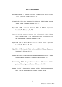 daftar pustaka - Universitas Sumatera Utara