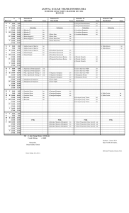 TI -Jadwal Kuliah R Genap 13-14