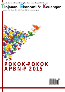 tek pokok-pokok apbn-p 2015 - Kementerian Koordinator Bidang
