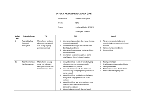 SAP Ekonomi Manajerial