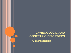 gynecologic and obstetric disorders