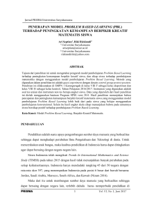 penerapan model problem based learning (pbl) terhadap