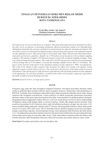 TINJAUAN PENYEDIAAN DOKUMEN REKAM MEDIS DI RSUD Dr