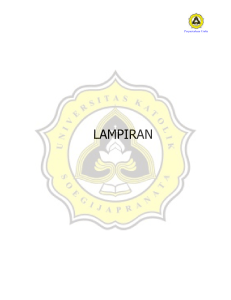 lampiran - Unika Repository