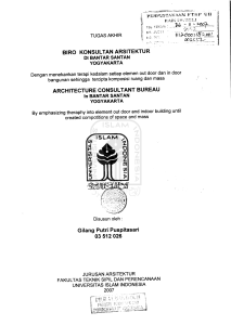 Dengan menekankan terapi kedalam setiap elemen out door