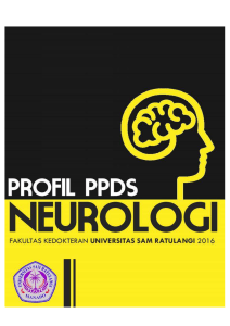 1 | Profil PPDS Neurologi FK UNSRAT 2016