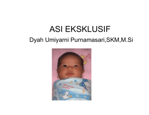 asi eksklusif - Dyah Umiyarni