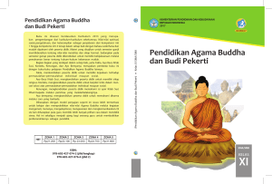 Cover BS SMA Kelas XI Pendidikan Agama Buddha