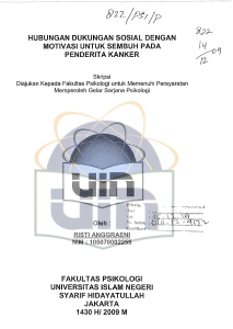 Penderita Kanker - Repository UIN Jakarta