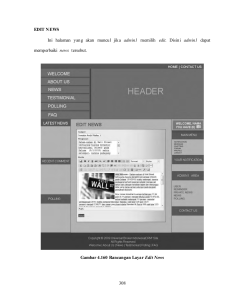 308 EDIT NEWS Ini halaman yang akan muncul jika admin1