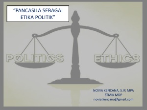 pancasila sebagai etika politik