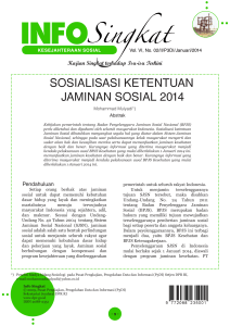 sosialisasi ketentuan jaminan sosial 2014