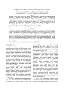 MISKONSEPSI KONSEP ARCHAEBACTERIA DAN EUBACTERIA