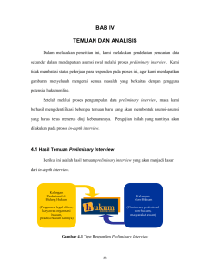 BAB IV TEMUAN DAN ANALISIS