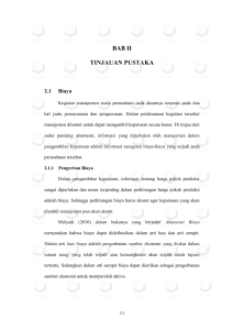 bab ii tinjauan pustaka