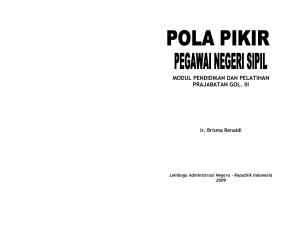 POLA PIKIR PNS GOL III