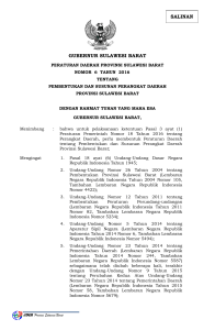 gubernur sulawesi barat salinan - BPK RI Perwakilan Provinsi