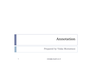 Annotation - Informatika Unsyiah