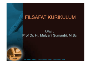 filsafat Kurikulum(Ibu Prof.Mulyani) [Compatibility