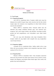 Politeknik Negeri Sriwijaya 7 BAB II Tinjauan Pustaka BAB II