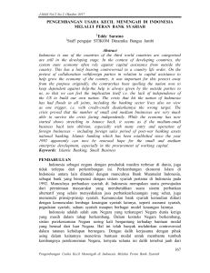 167 PENGEMBANGAN USAHA KECIL MENENGAH DI INDONESIA