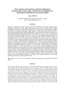 pengaruh case-based learning terhadap