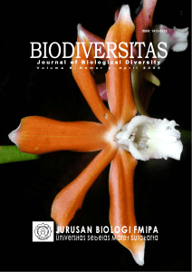 ISSN: 1412-033X - Biodiversitas (Journal)