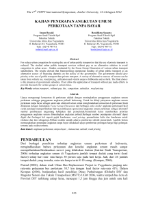 Guidance Paper of FSTPT 17 - Jurnal Universitas Jember