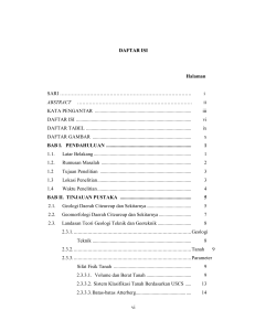 vi DAFTAR ISI Halaman SARI