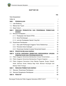 DAFTAR ISI - Kabupaten Bangkalan