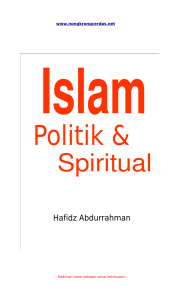 Islam Politik dan Spiritual
