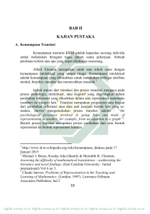 bab ii kajian pustaka - Digilib UIN Sunan Ampel Surabaya